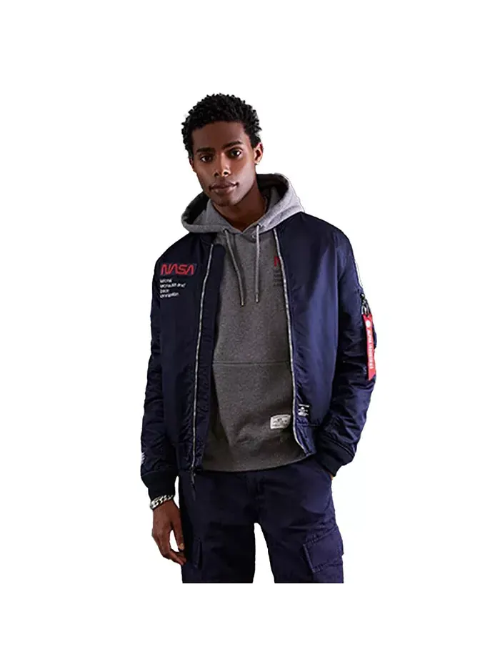 Мужская куртка L-2B Nasa Gen II Alpha Industries — синий