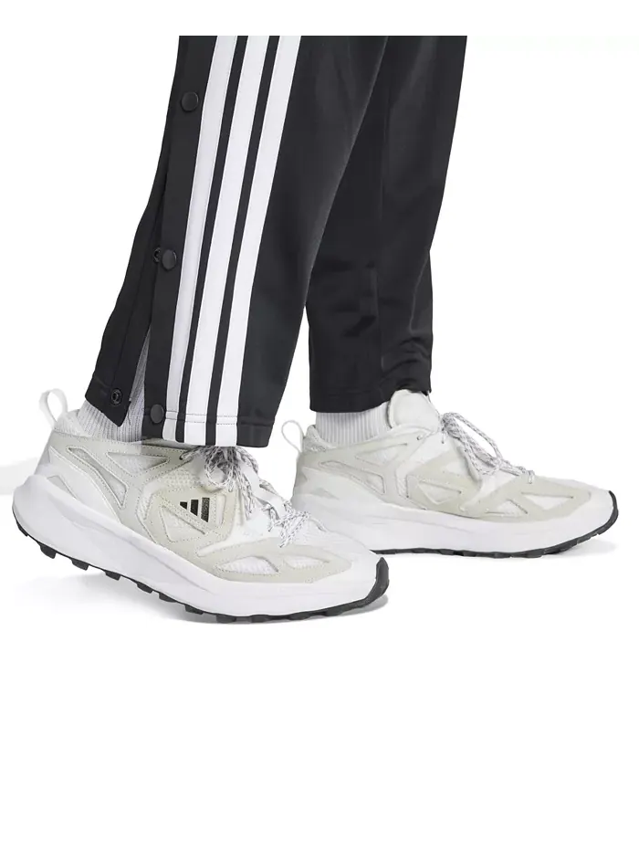 Мужские брюки с полосками и логотипом на кнопках adidas — изображение 3 из 3, черный/белый