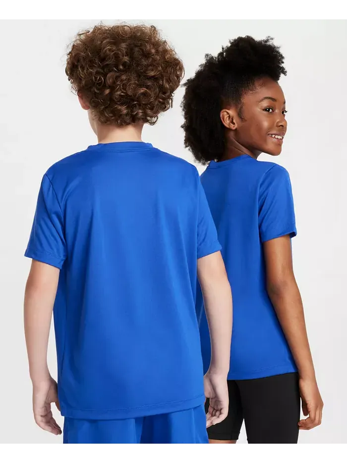 Футболка с длинным рукавом Big Kids' Legend с логотипом Swoosh технология Dri-FIT Nike — изображение 3 из 3, синий