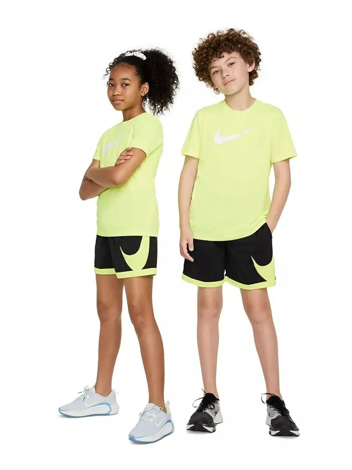 Футболка Dri-FIT с круглым вырезом Big Kids' Legend с логотипом-галочкой Nike — изображение 3 из 7, белый