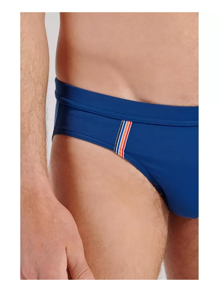 Мужские плавки Nautical Cup Swim Mini Briefs HOM USA — изображение 5 из 5, темно-синий