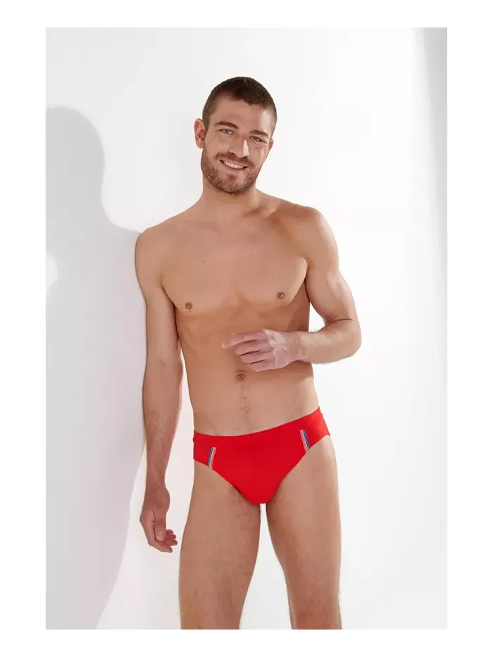 Мужские плавки Nautical Cup Swim Mini Briefs HOM USA — красный