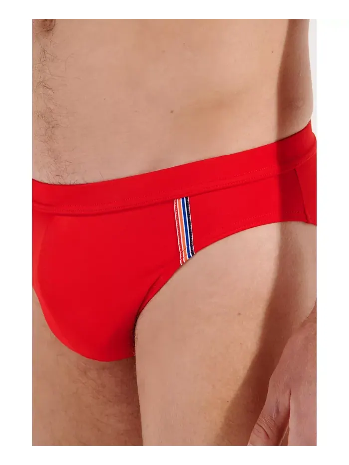 Мужские плавки Nautical Cup Swim Mini Briefs HOM USA — изображение 3 из 5, красный