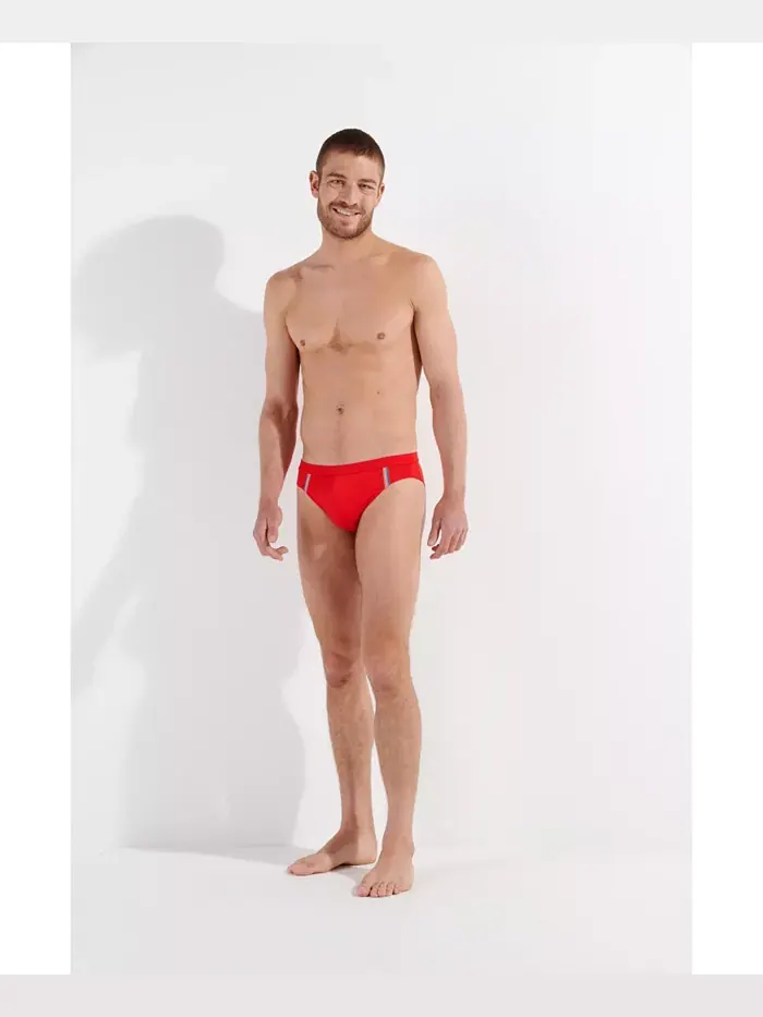 Мужские плавки Nautical Cup Swim Mini Briefs HOM USA — изображение 4 из 5, красный
