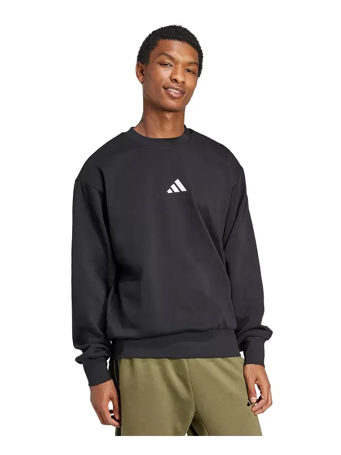 Мужской базовый уютный спортивный свитшот с круглым вырезом Adidas