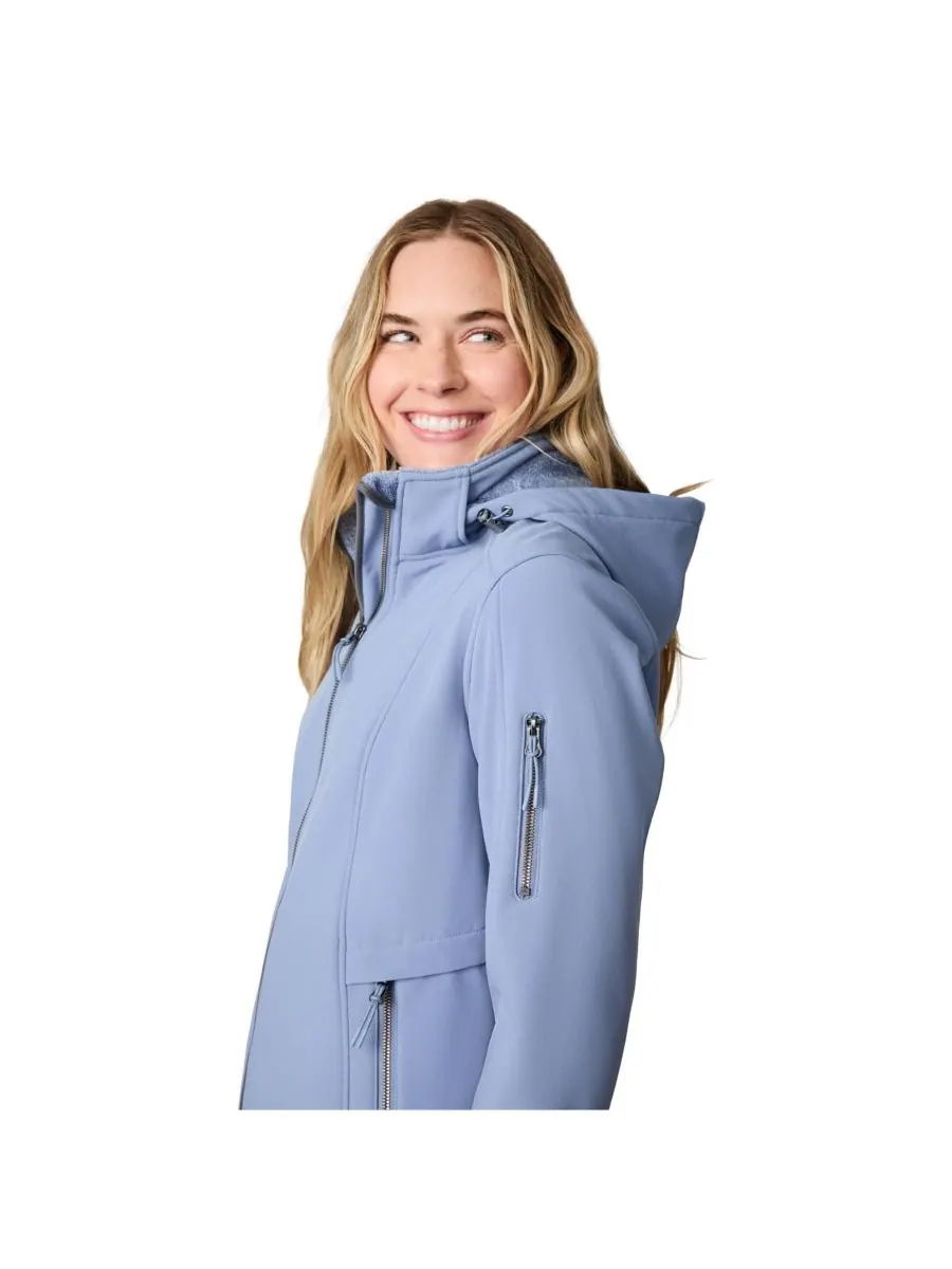 Женская куртка Aeris II Super Softshell Free Country — изображение 4 из 7, каменный