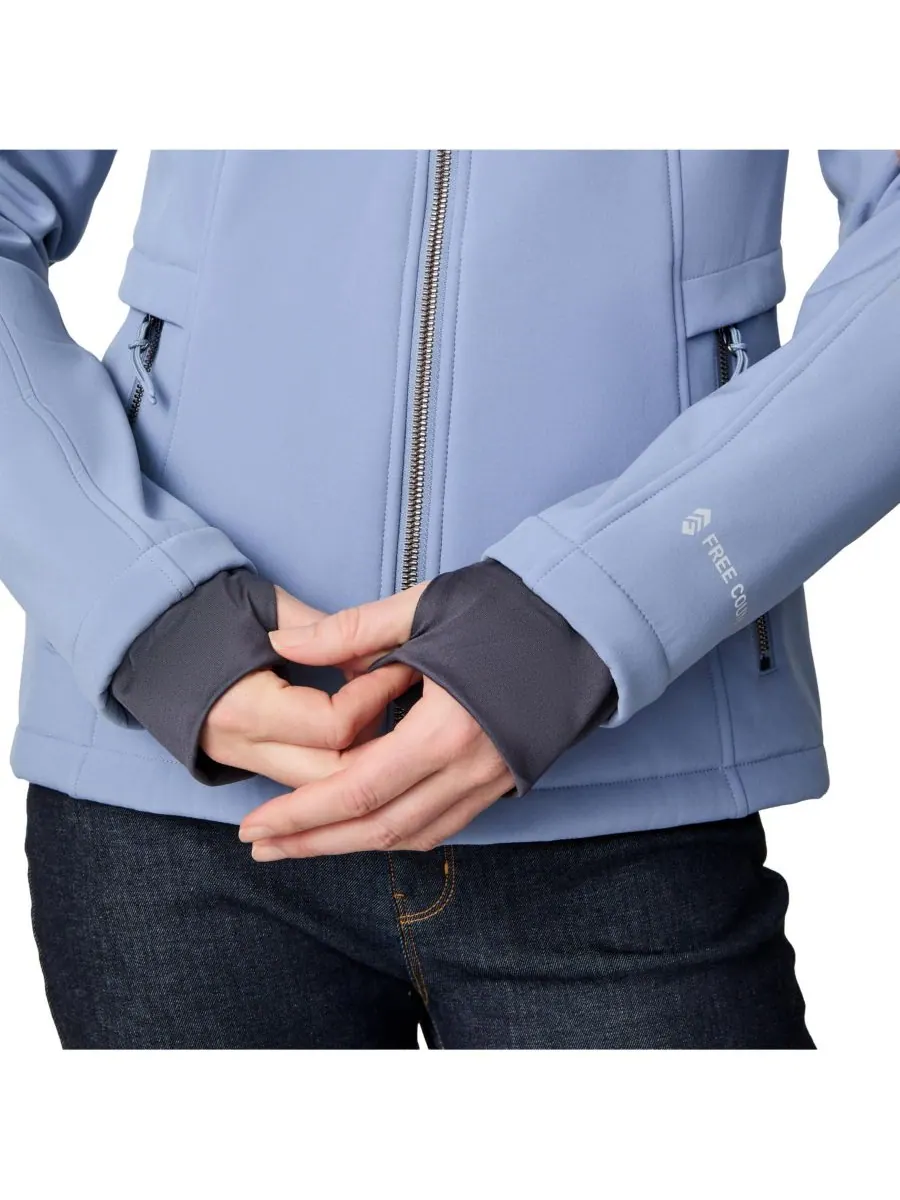 Женская куртка Aeris II Super Softshell Free Country — изображение 7 из 7, каменный