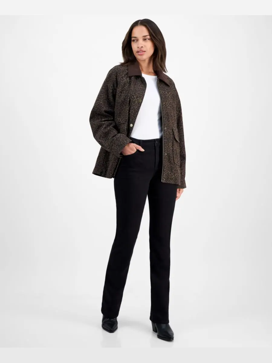 Женская вельветовая куртка с воротником в деревенском стиле BCBG — изображение 3 из 8, коричневый
