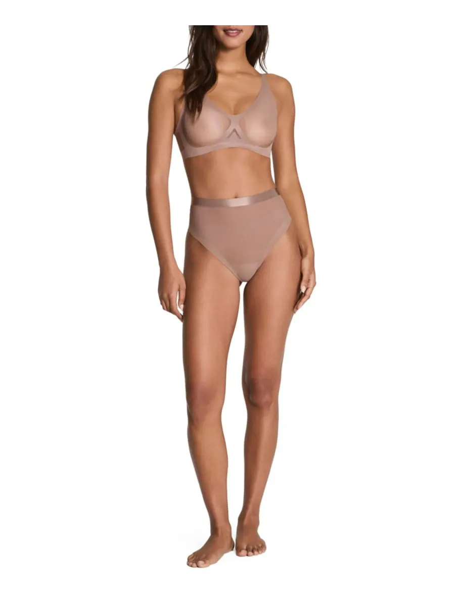 Женские полупрозрачные корректирующие трусики-стринги 10574R SPANX — изображение 1 из 3, кафе-лате