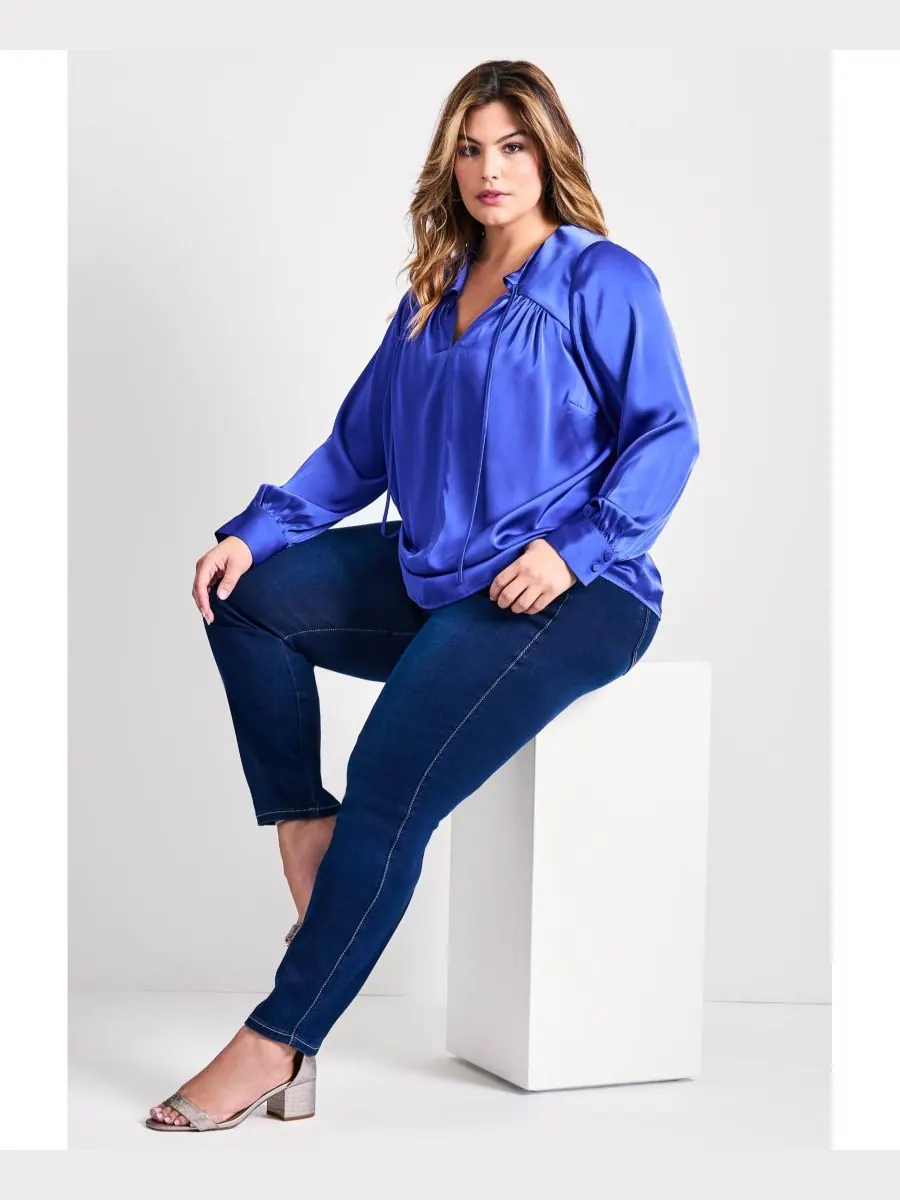 Женские узкие джинсы Butter Denim AVENUE — изображение 2 из 3, черный