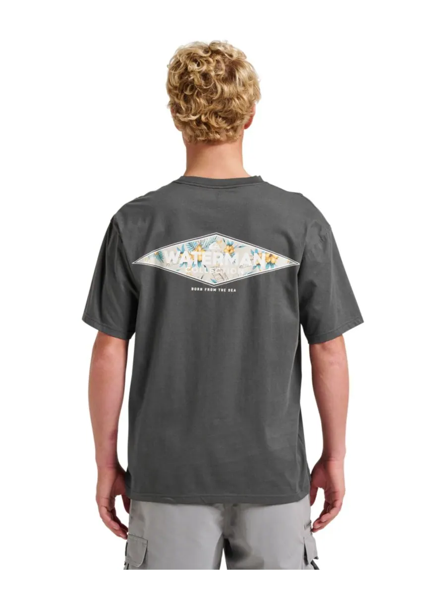 Мужская футболка Quiksilver Comfort Fit Quiksilver Waterman — серый