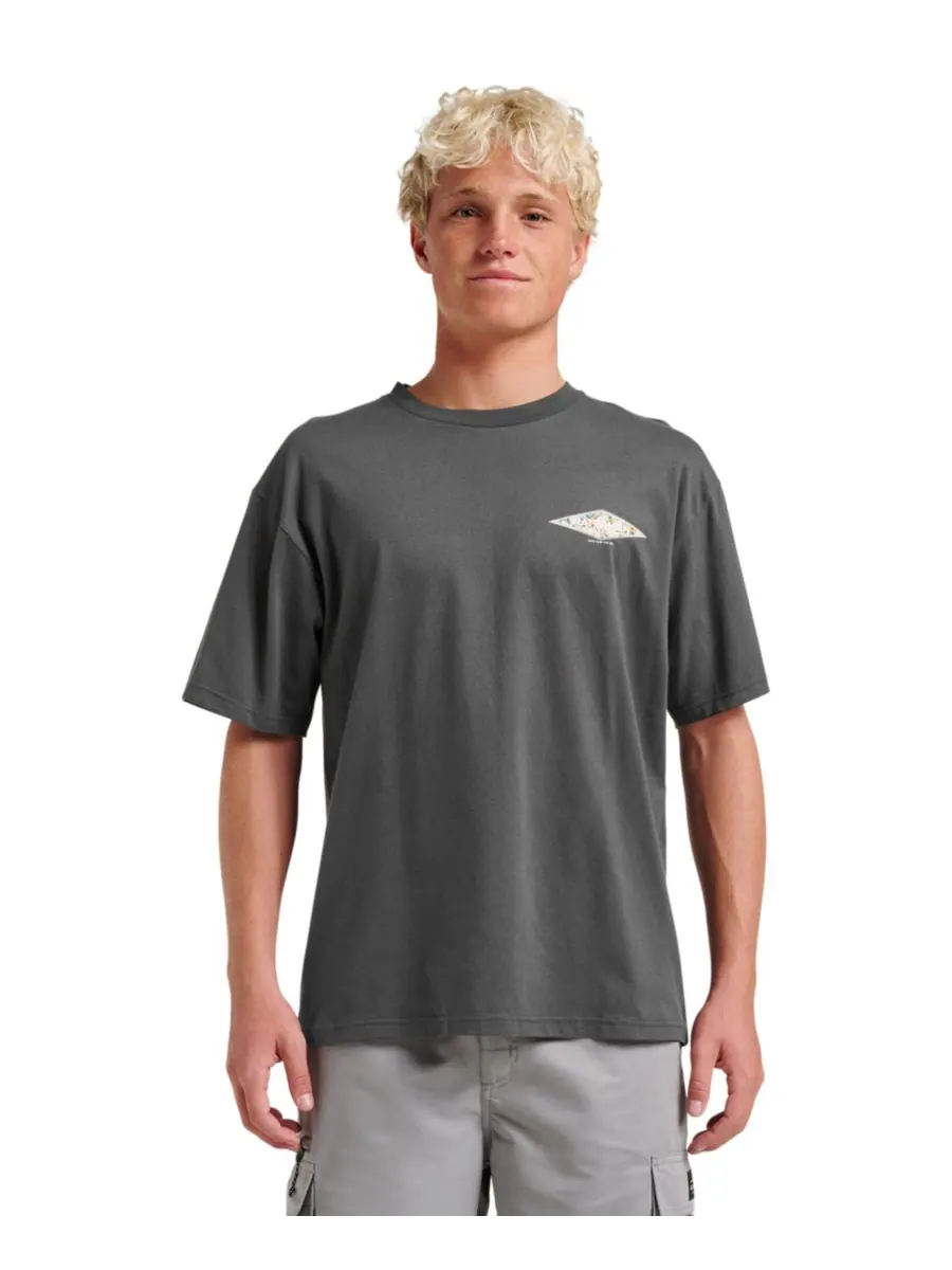 Мужская футболка Quiksilver Comfort Fit Quiksilver Waterman — изображение 2 из 4, фантомный