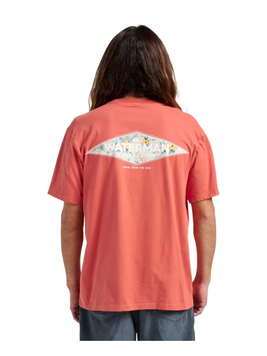 Мужская футболка Quiksilver Comfort Fit Quiksilver Waterman, Hot sauce — изображение 1 из 7