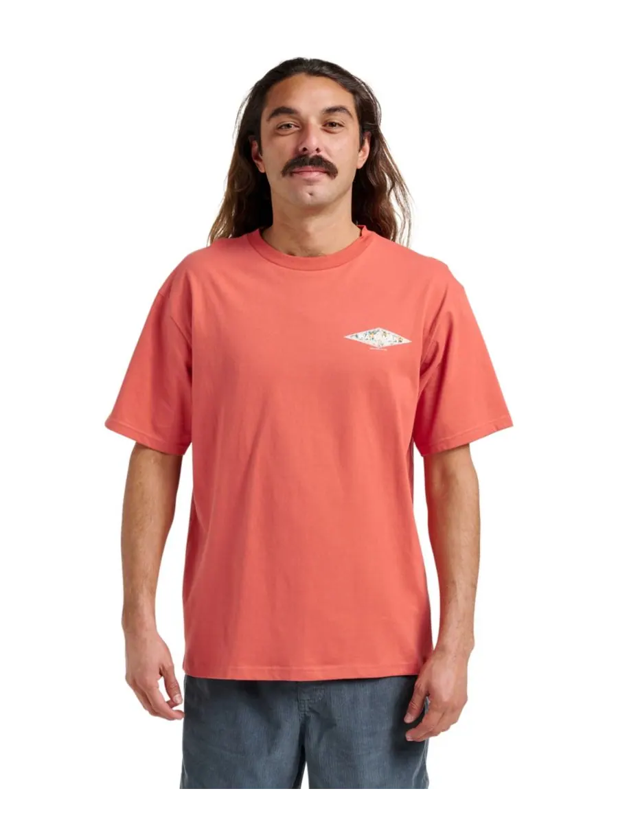 Мужская футболка Quiksilver Comfort Fit Quiksilver Waterman, Hot sauce — изображение 2 из 7