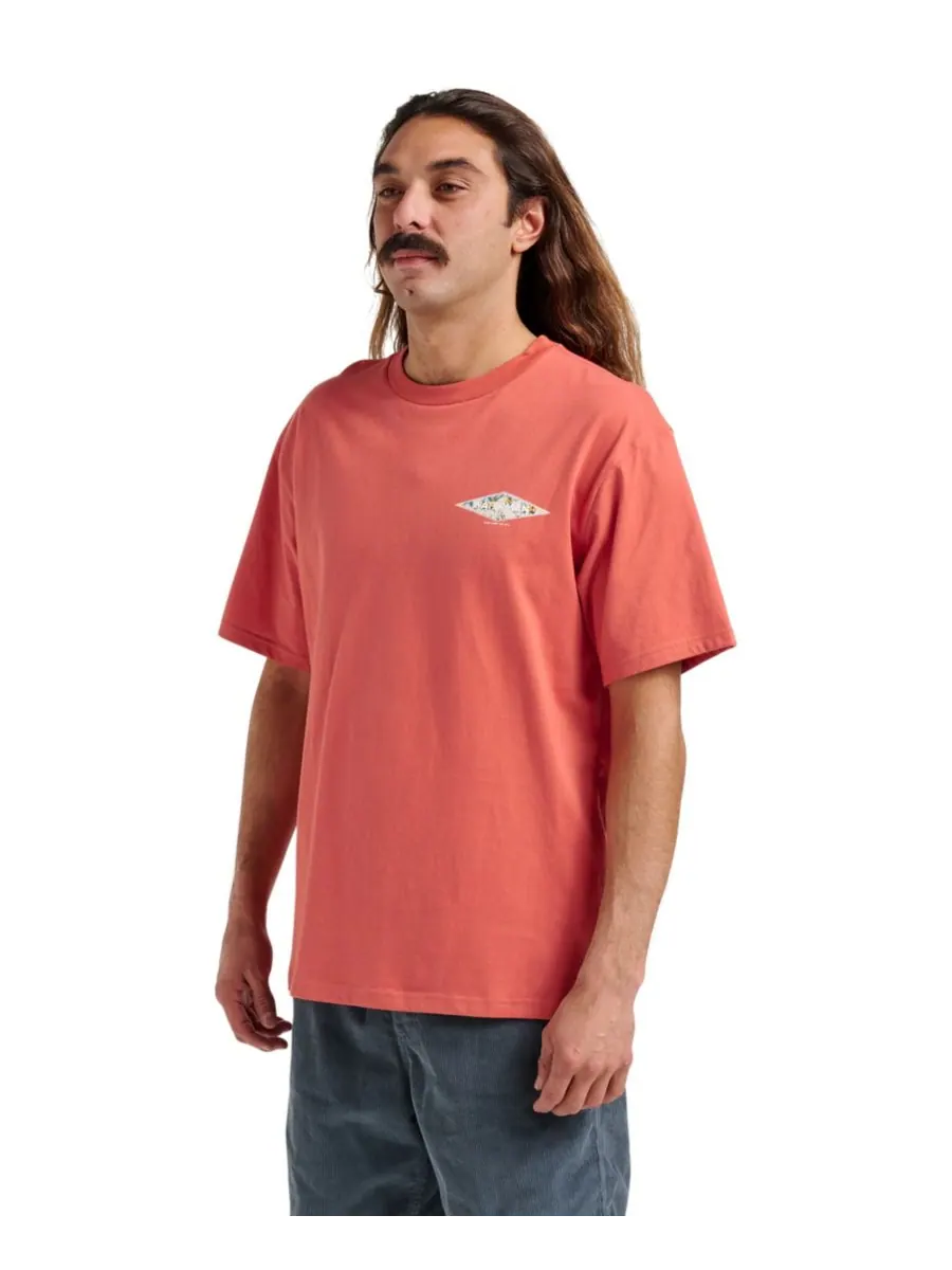 Мужская футболка Quiksilver Comfort Fit Quiksilver Waterman, Hot sauce — изображение 3 из 7
