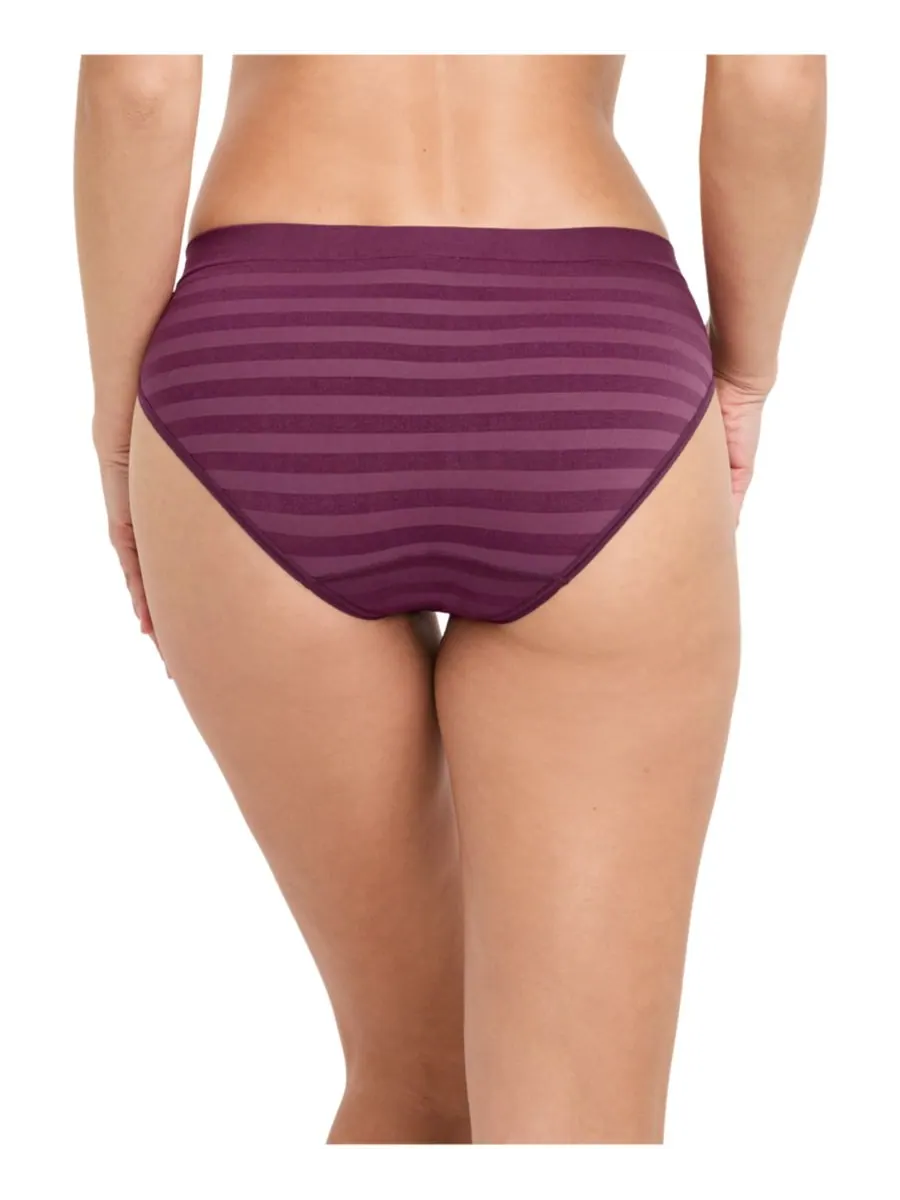 Женские бесшовные бикини-трусики с низкой посадкой 3786 Jockey, Vintage Plum Stripe — изображение 2 из 2