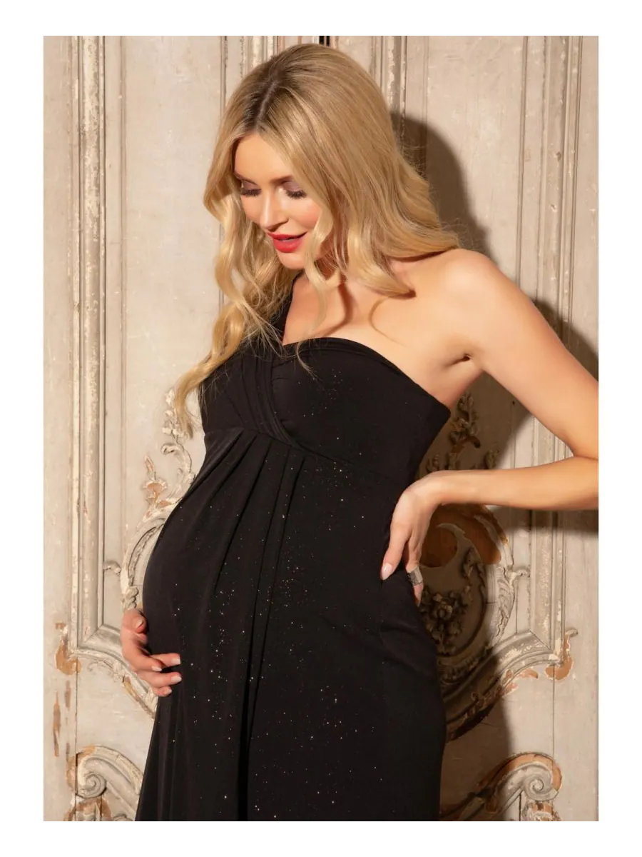 Длинное платье для беременных "Галактика" Tiffany Rose Maternity — изображение 7 из 8, ночное небо