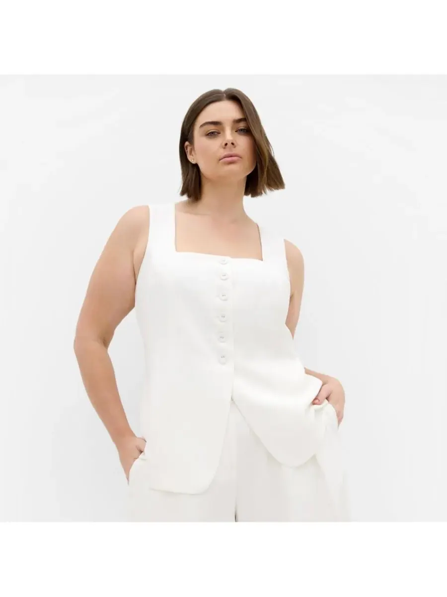 Женский жилет Abbie CITY CHIC, айвори