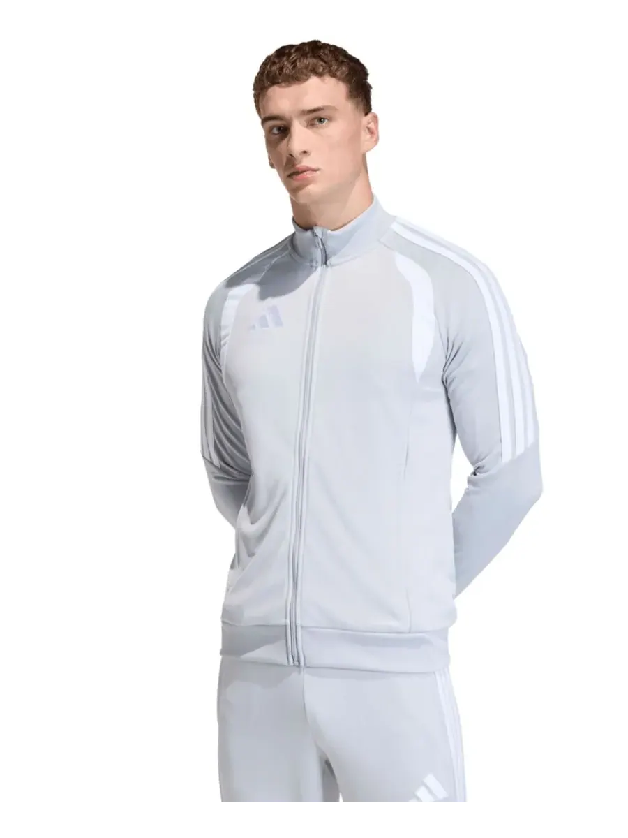 Мужская тренировочная куртка Tiro 26 League на молнии спереди Adidas — изображение 1 из 3, серый