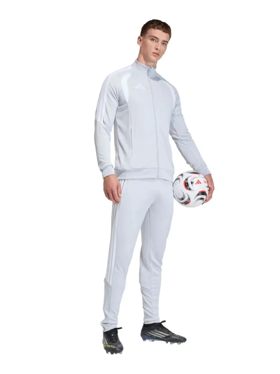 Мужская тренировочная куртка Tiro 26 League на молнии спереди Adidas — изображение 2 из 3, серый