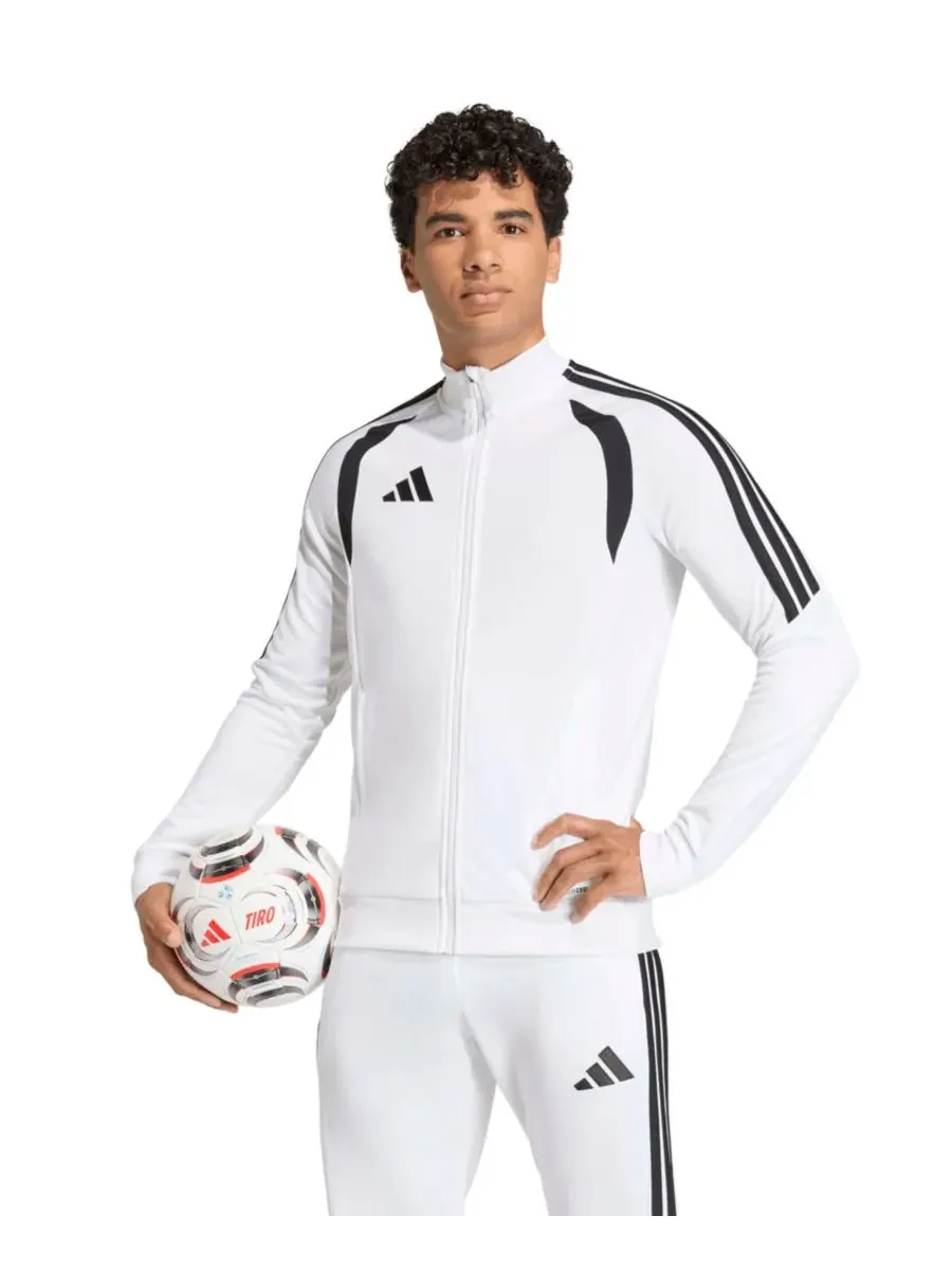 Мужская тренировочная куртка Tiro 26 League на молнии спереди Adidas — изображение 1 из 3, белый