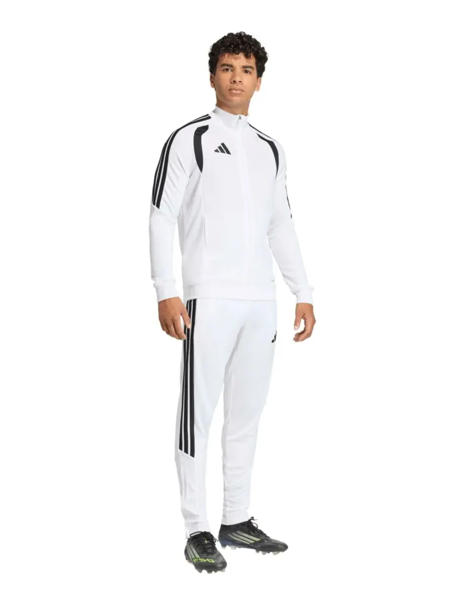 Мужская тренировочная куртка Tiro 26 League на молнии спереди Adidas — изображение 2 из 3, белый