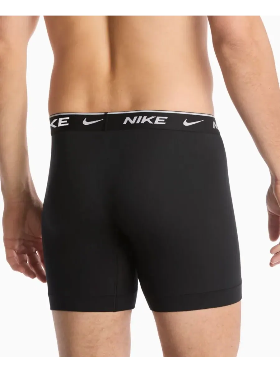 Nike Мужские боксеры Dri-FIT Essential из эластичного хлопка, комплект из 3 штук — изображение 4 из 4, черный
