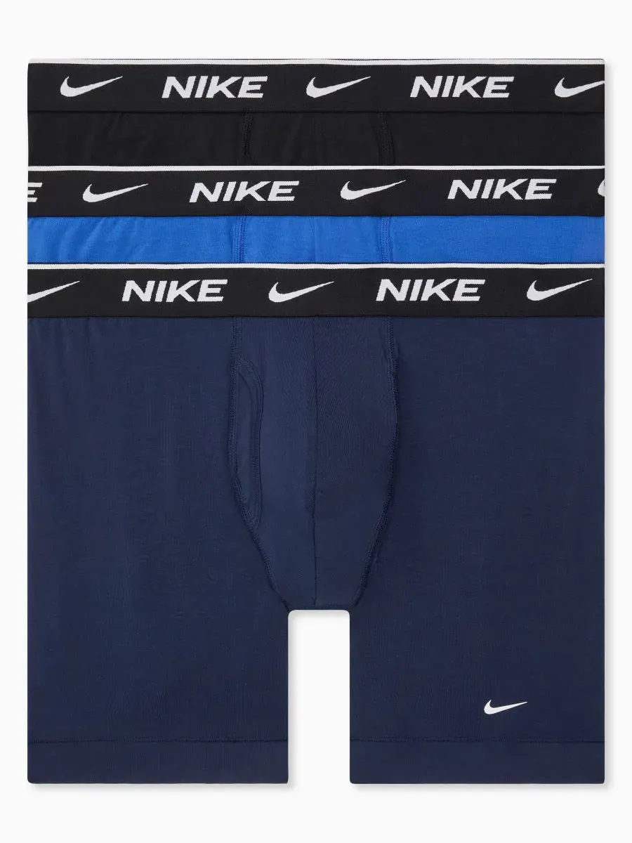 Nike Мужские боксеры Dri-FIT Essential из эластичного хлопка, комплект из 3 штук