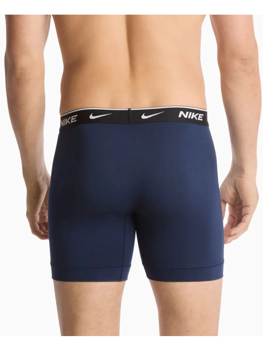 Nike Мужские боксеры Dri-FIT Essential из эластичного хлопка, комплект из 3 штук — изображение 4 из 5, черный