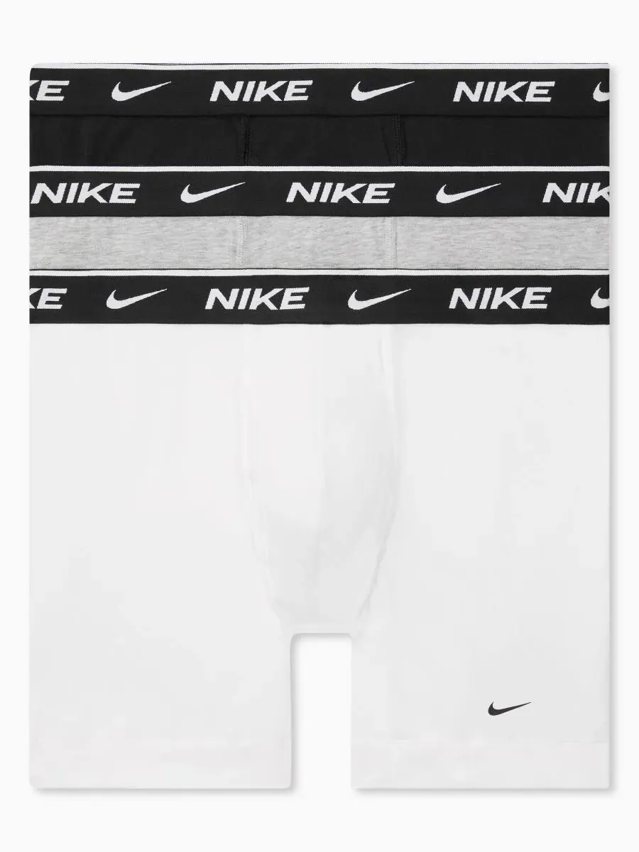 Nike Мужские боксеры Dri-FIT Essential из эластичного хлопка, комплект из 3 штук