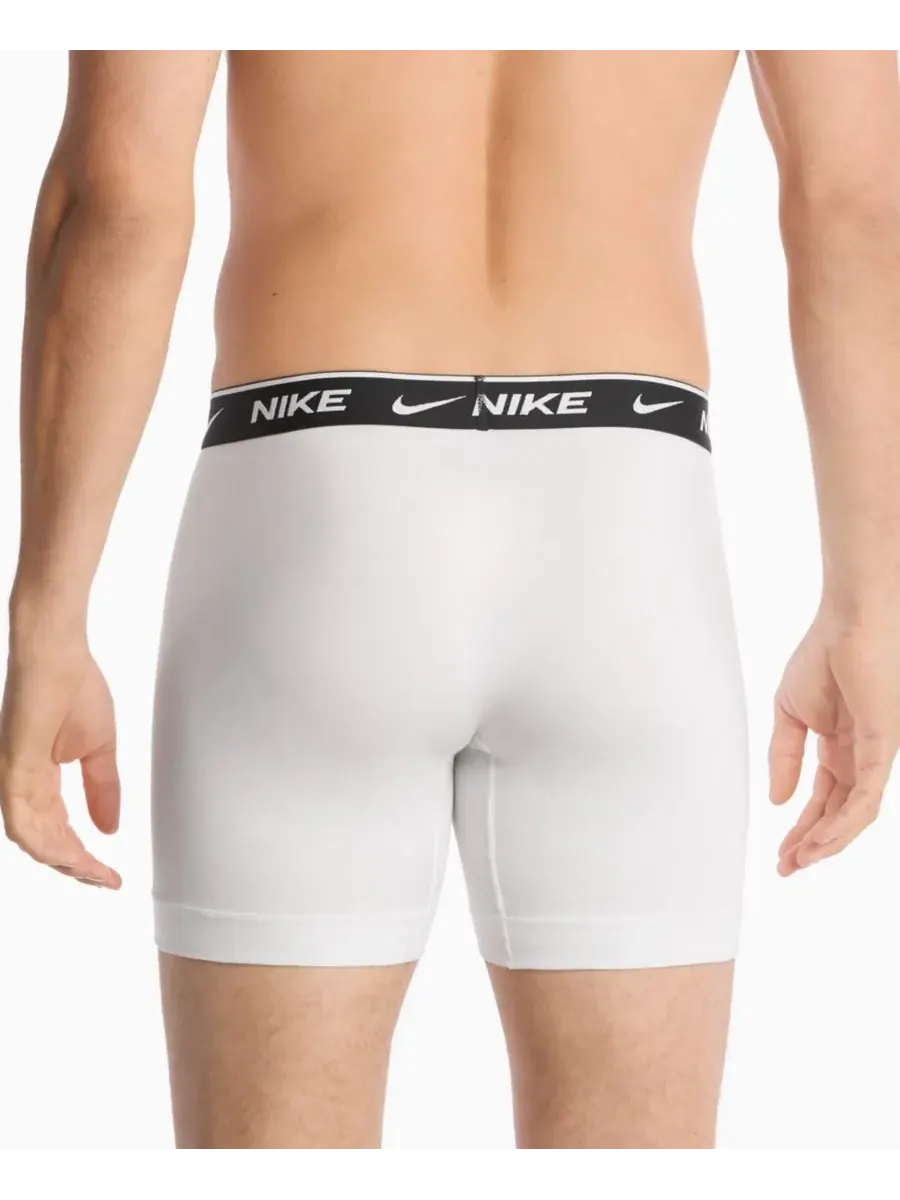 Nike Мужские боксеры Dri-FIT Essential из эластичного хлопка, комплект из 3 штук — изображение 4 из 5, черный