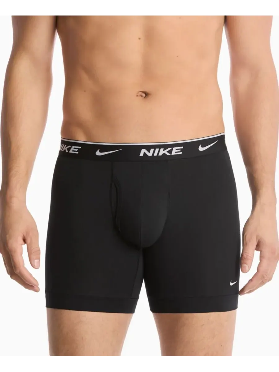 Nike Мужские боксеры Dri-FIT Essential из эластичного хлопка, комплект из 3 штук — изображение 5 из 5, красный