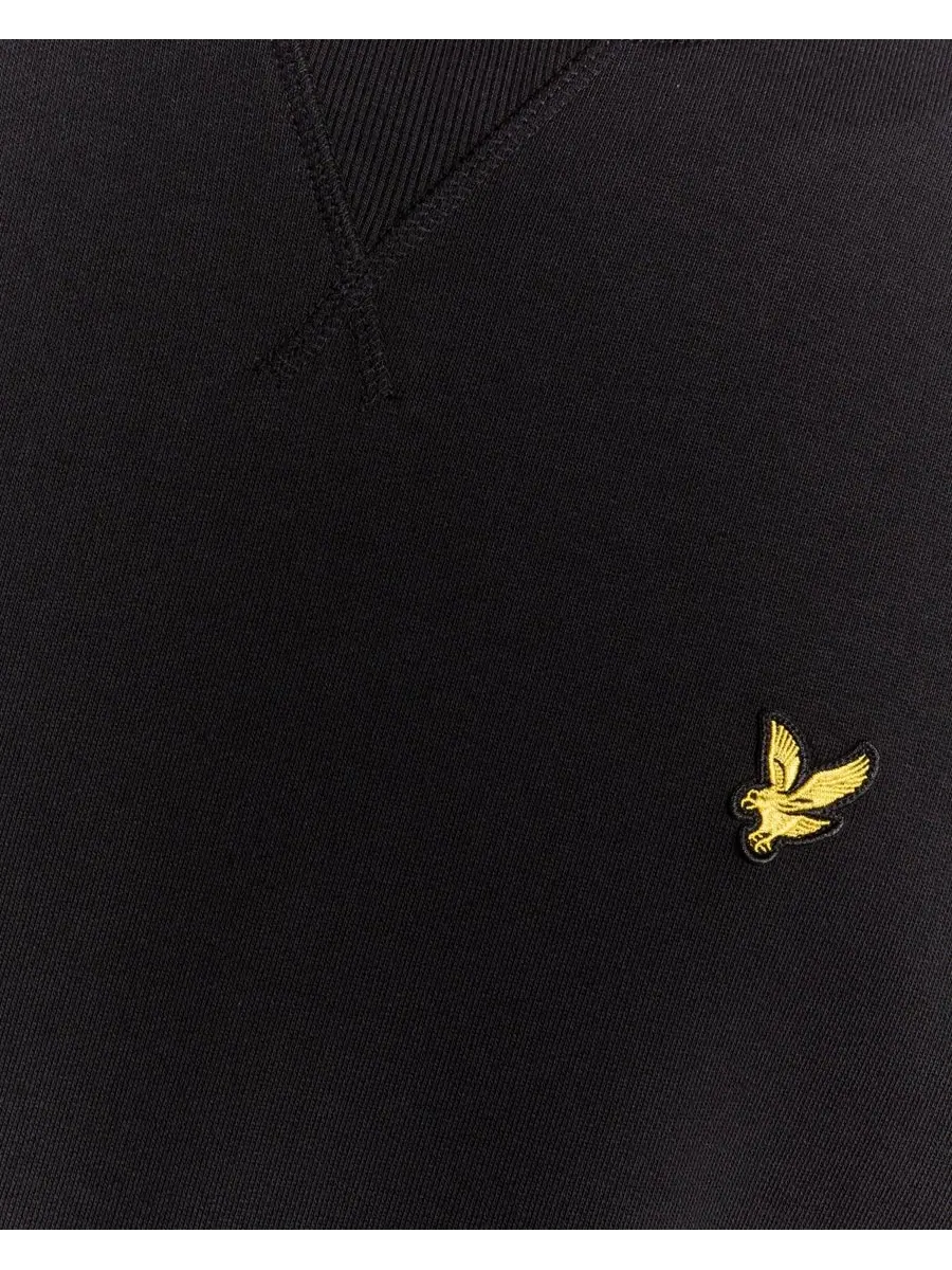 Мужские толстовки с круглым вырезом Lyle & Scott — изображение 5 из 8, черный