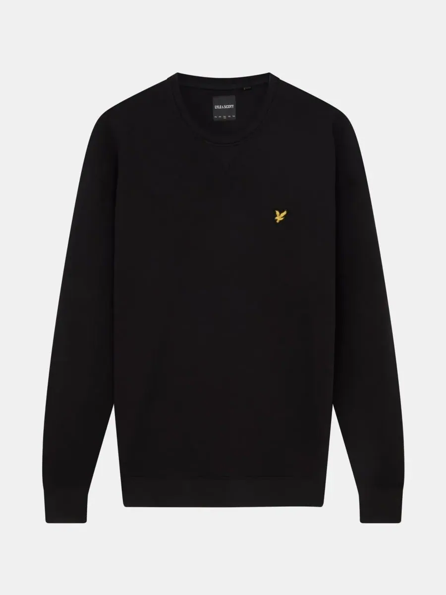 Мужские толстовки с круглым вырезом Lyle & Scott — изображение 6 из 8, черный