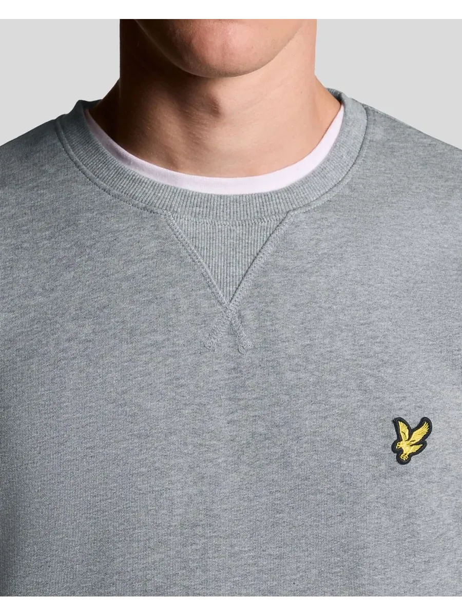 Мужские толстовки с круглым вырезом Lyle & Scott — изображение 3 из 8, серый