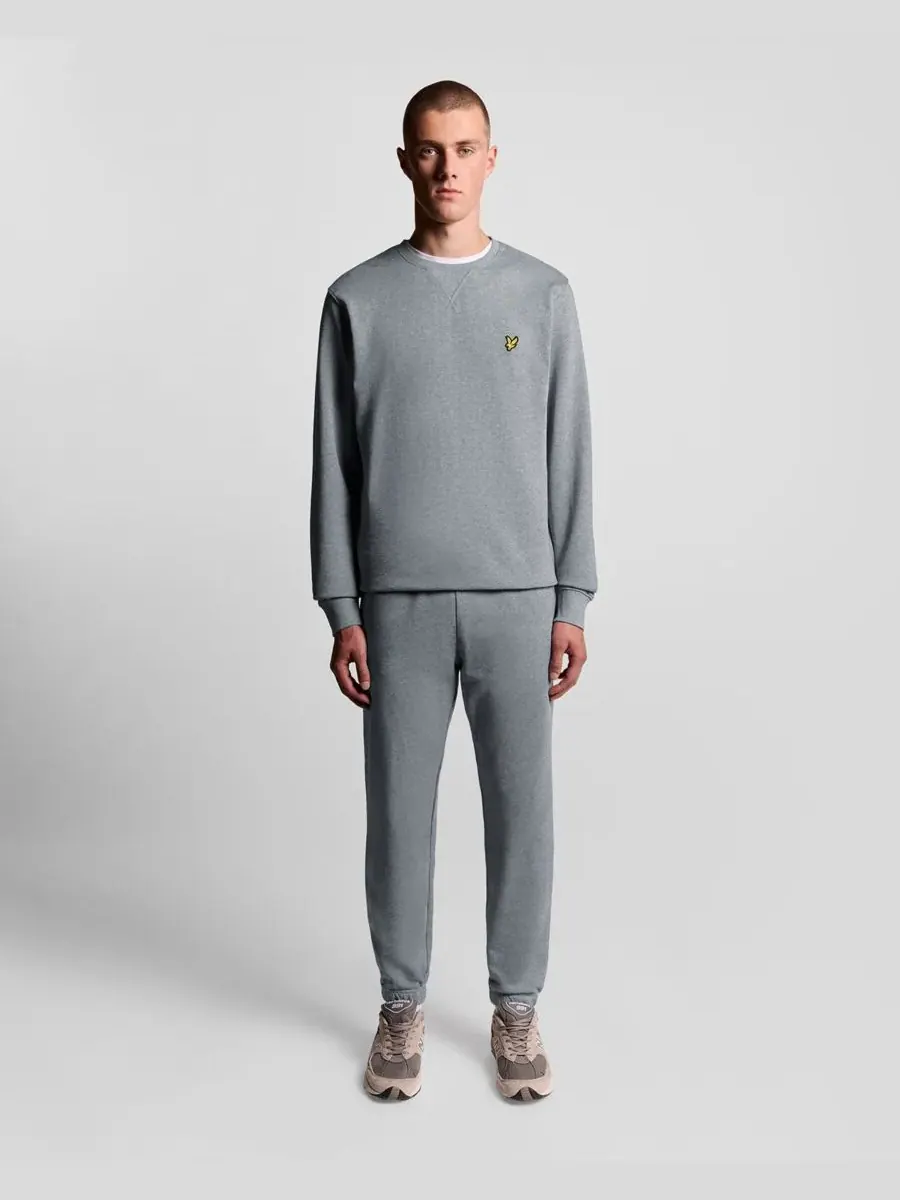 Мужские толстовки с круглым вырезом Lyle & Scott — изображение 4 из 8, серый
