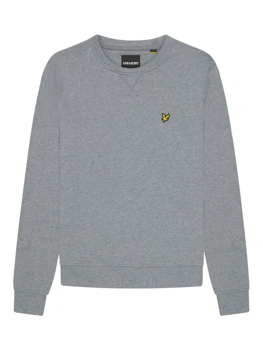 Мужские толстовки с круглым вырезом Lyle & Scott — изображение 6 из 8, серый