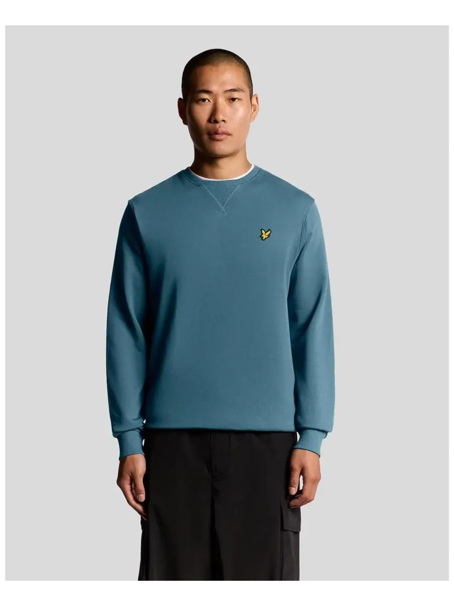 Мужские толстовки с круглым вырезом Lyle & Scott, Deep Water — изображение 1 из 8
