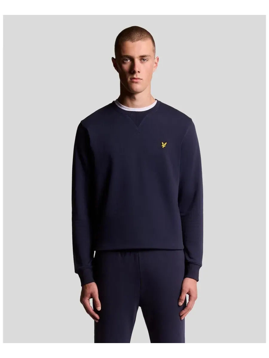Мужские толстовки с круглым вырезом Lyle & Scott — изображение 1 из 8, темно-синий
