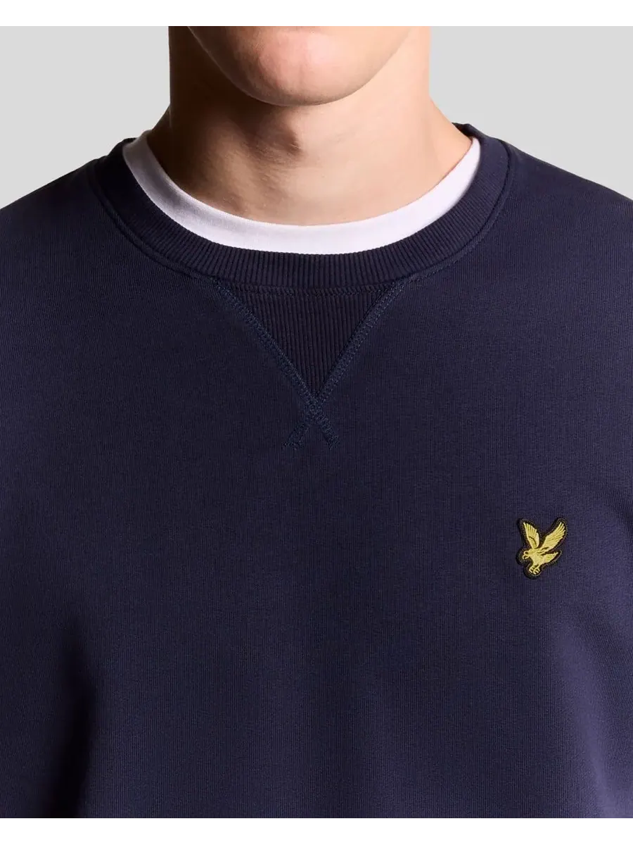 Мужские толстовки с круглым вырезом Lyle & Scott — изображение 4 из 8, темно-синий