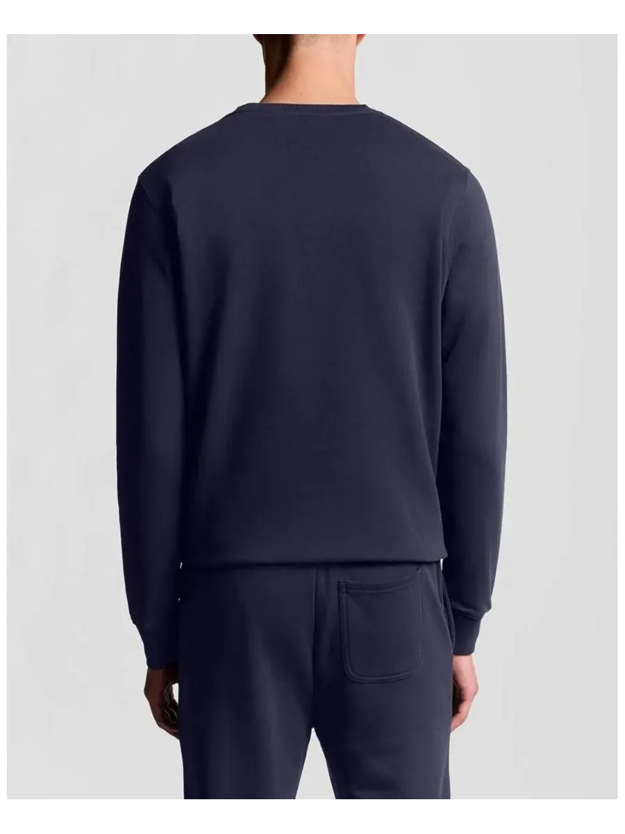 Мужские толстовки с круглым вырезом Lyle & Scott — изображение 7 из 8, темно-синий