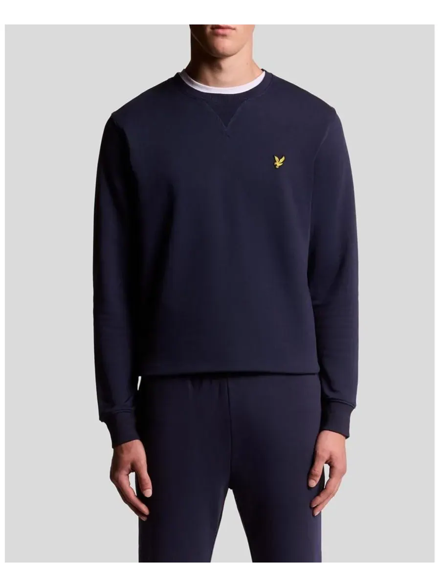 Мужские толстовки с круглым вырезом Lyle & Scott — изображение 8 из 8, темно-синий