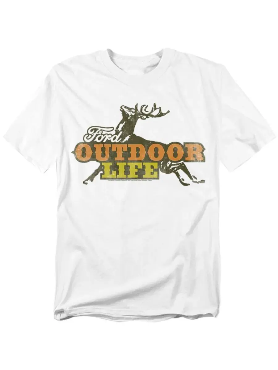 Мужская футболка Ford The Outdoor Life Mustang — белый