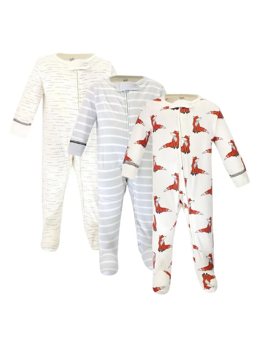 Комплект из 3 боди-комбинезонов Natural Cotton Sleep and Play Touched by Nature — мульти