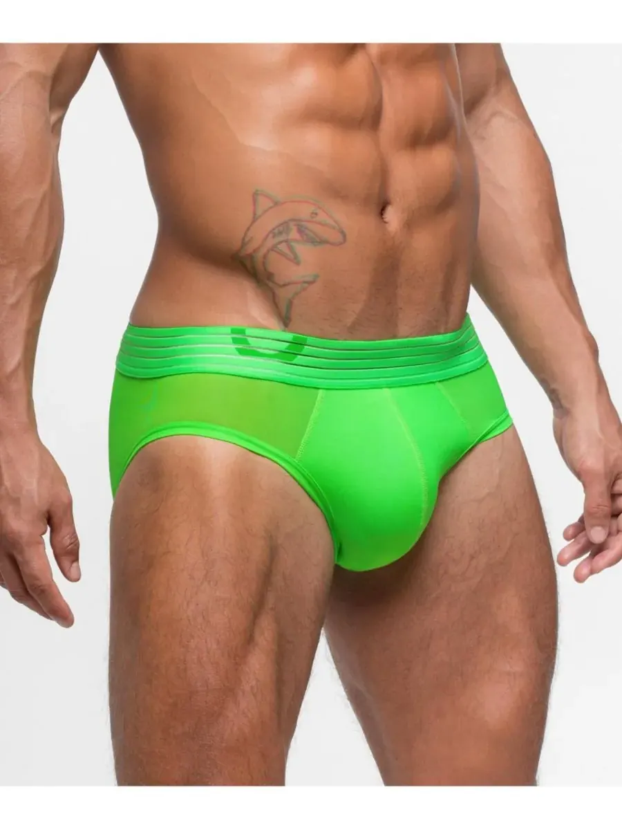 Men's Nights Weeknd Package Brief Rounderbum — изображение 2 из 4, зеленый