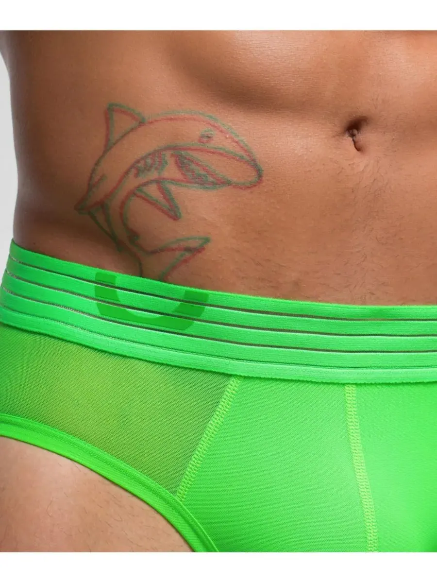 Men's Nights Weeknd Package Brief Rounderbum — изображение 4 из 4, зеленый