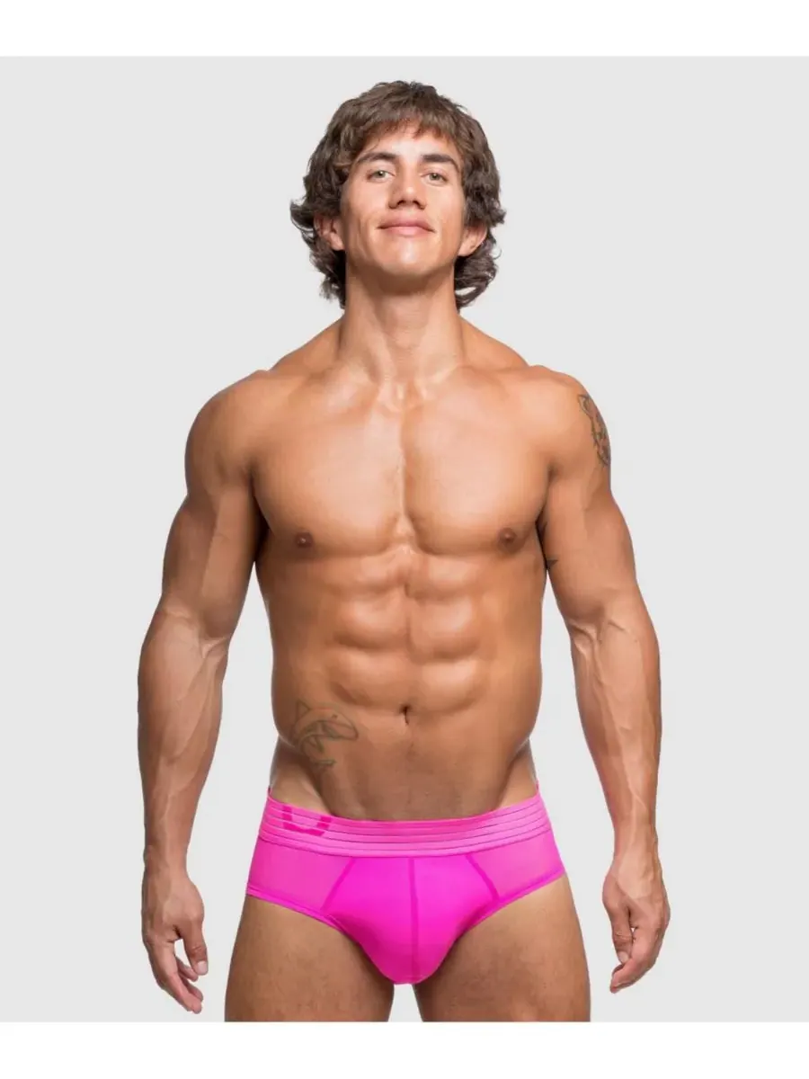 Men's Nights Weeknd Package Brief Rounderbum — розовый