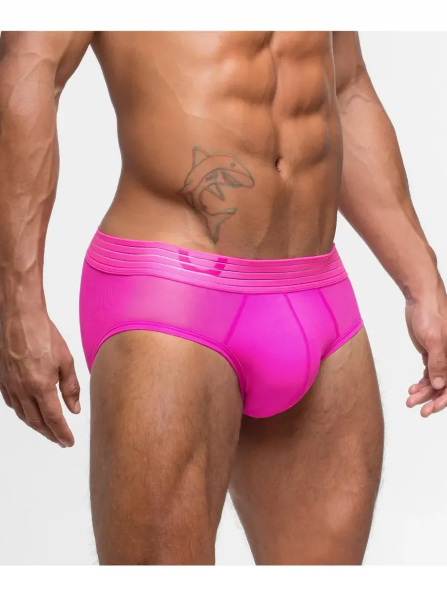 Men's Nights Weeknd Package Brief Rounderbum — изображение 2 из 4, розовый