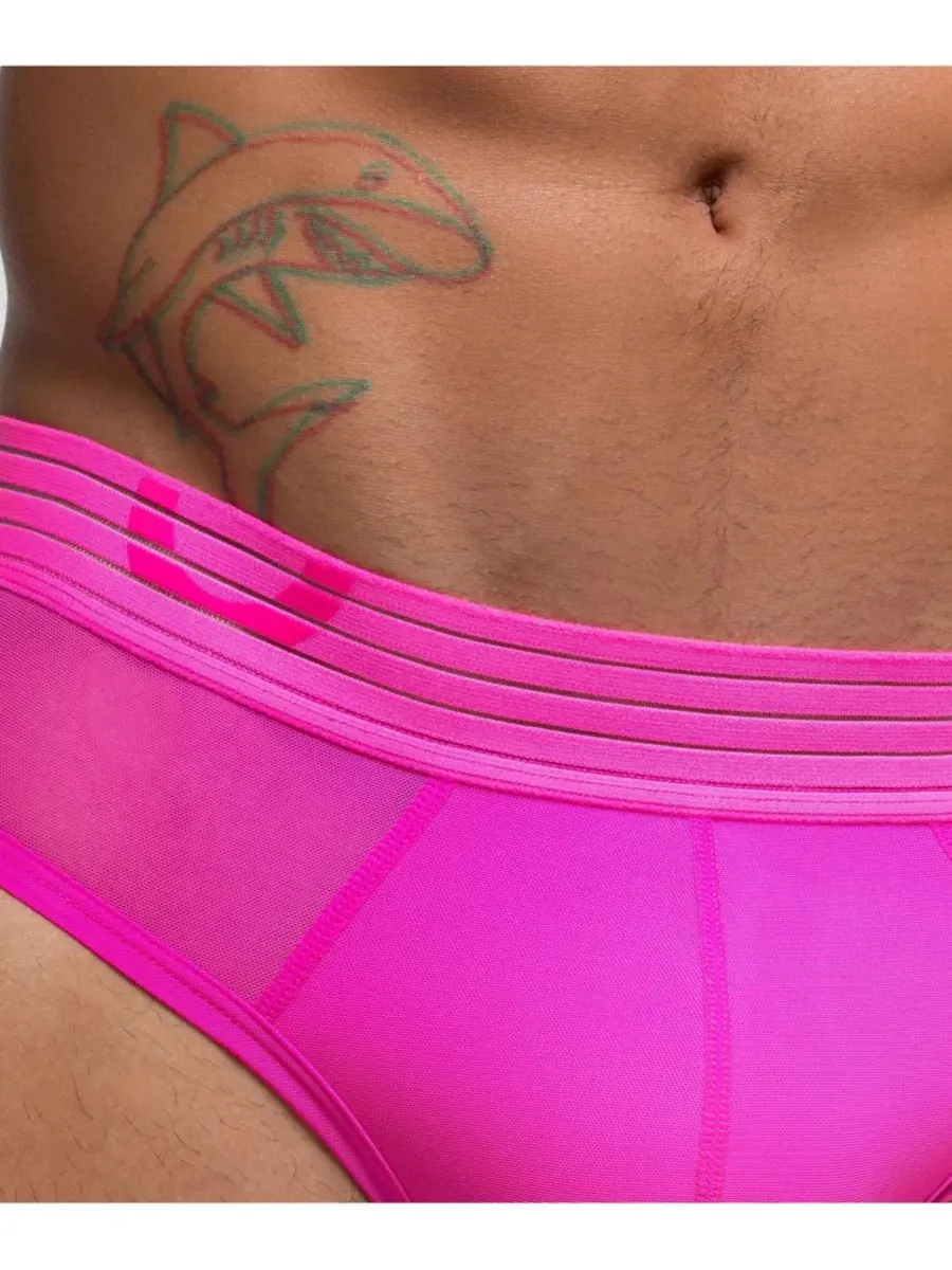 Men's Nights Weeknd Package Brief Rounderbum — изображение 4 из 4, розовый