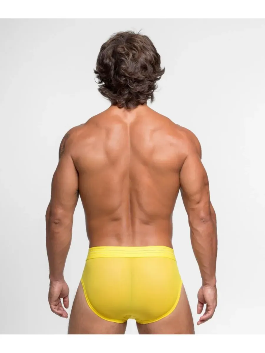 Men's Nights Weeknd Package Brief Rounderbum — изображение 3 из 4, желтый